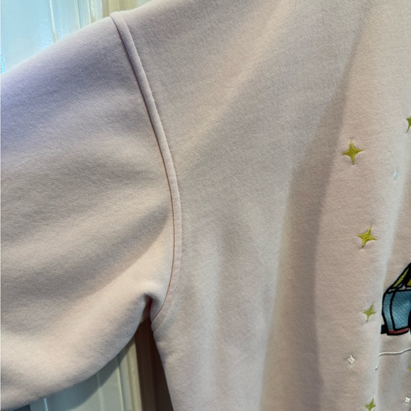 Sunkissed Coconut Light Pink Embroidered Camper Sweatshirt Size XXL - Picture 5 of 15